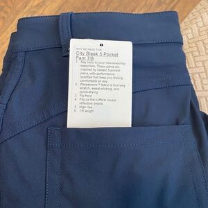 Lululemon City Sleek 5 Pocket Pant - Navy Size 12